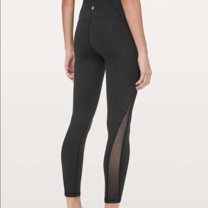 Black lululemon train times tight 25in inseam